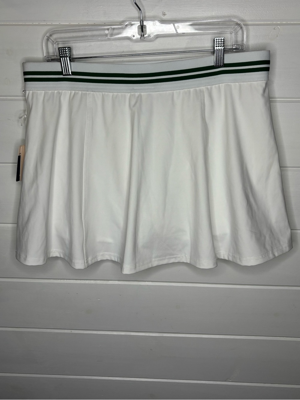 Tommy Bahama Everyday Active Skort White Green Stripe Waistband XL NWT UPF 50 - Picture 5 of 12